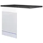 Möbelix Geschirrspülerfront Alba Weiß Mit Arbeitsplatte B: 60 Cm
