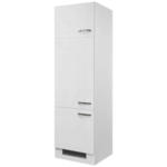 Möbelix Kühlschrank-Umbauschrank Alba B: 60 cm Weiß