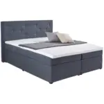 Möbelix Boxspringbett mit Topper, Strasssteinen 180x200 Luminosa