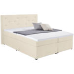 Möbelix Boxspringbett mit Topper Lederlook 180x200 Luminosa