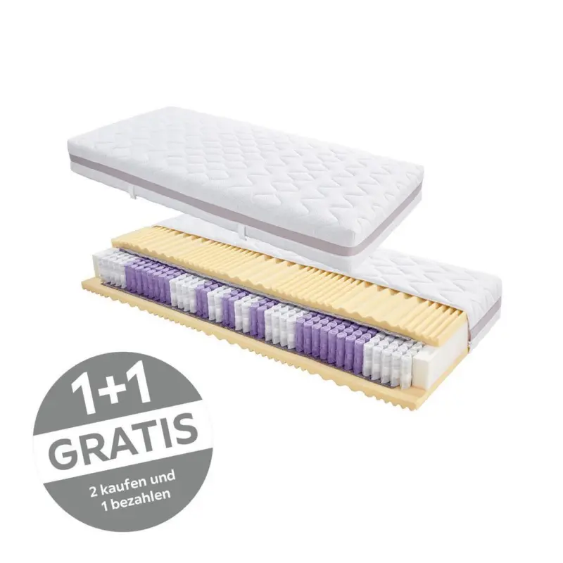 Taschenfederkernmatratze Visco Dream 90x200 Cm H3 H: 22 Cm