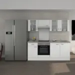 M&ouml;belix K&uuml;chenzeile Wito ohne Ger&auml;te B: 210 Wei&szlig;