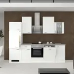 M&ouml;belix K&uuml;chenzeile Wito ohne Ger&auml;te B: 280 cm Wei&szlig;