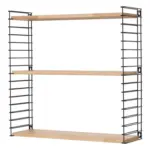 Möbelix Wandregal Tomado B: 70 Cm Buchefarb. Echtholz 3 Fächer