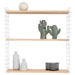 Möbelix Wandregal Tomado B: 70 Cm Weiß/buchenholz 3 Fächer