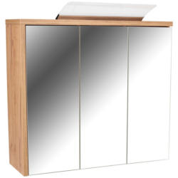 Spiegelschrank Opus Mit Led 3-Türig Bht: 90x71x18