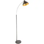 Möbelix Stehlampe Gildo Goldfarben/Rostfarben