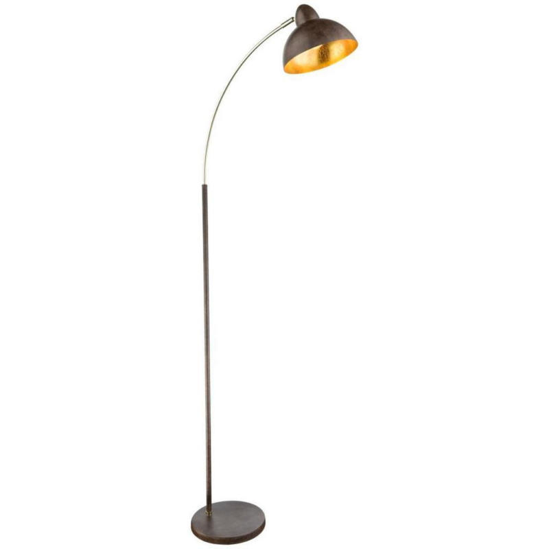 Stehlampe Gildo Goldfarben/rostfarben