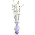 Möbelix Led-stehlampe Paco Silberfarben, Vasenform