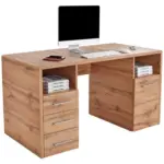 M&ouml;belix Schreibtisch mit Stauraum B: 150cm H: 75,5cm Eiche Dekor