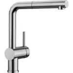 Möbelix Küchenarmatur Blanco Linus-s Edelstahl Schwenkbar Hochdruck