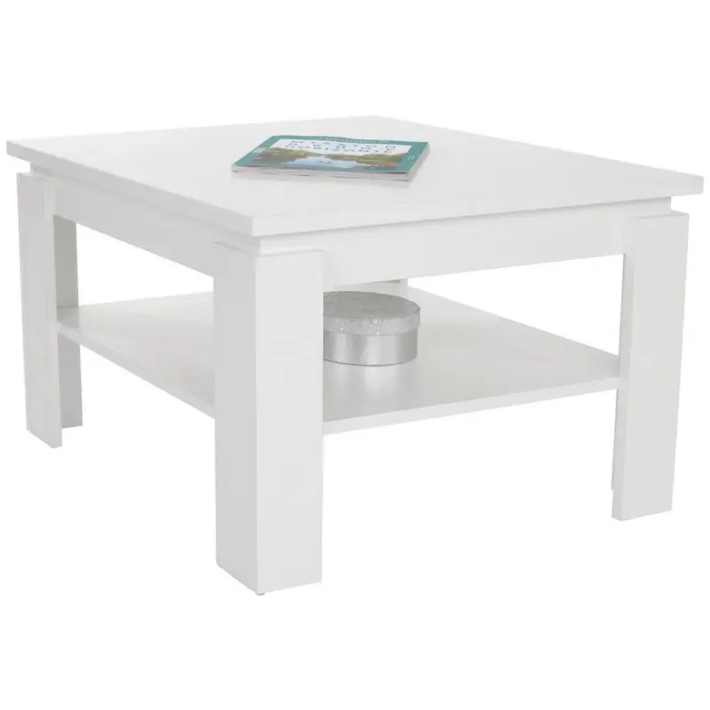 Couchtisch Mit Ablagefach Nizza 1, Weiß Dekor