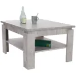 Möbelix Couchtisch Mit Ablagefach Nizza 1, Betonoptik Hell