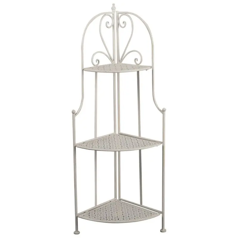 Regal Aus Eisen Nadim 2 B 34cm, Weiß