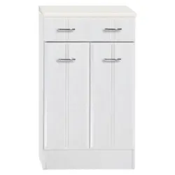 Unterschrank mit Lade Rallye B: 50cm Weiß Dekor