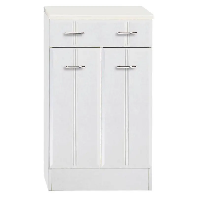 Unterschrank mit Lade Rallye B: 50cm Weiß Dekor