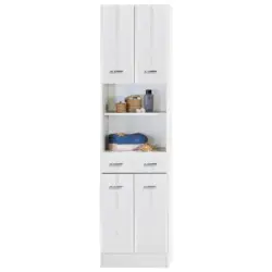 Hochschrank Mit Lade Rallye 50cm, Weiß Dekor