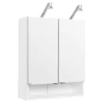 Möbelix Spiegelschrank Rallye Mit Led 2-Türig Bxhxt: 60x71x20 Cm Weiß