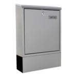 Möbelix Briefkasten mit Zeitungsbox Libro Inox, H: 43,5 cm