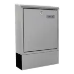 Möbelix Briefkasten Mit Zeitungsbox Libro Inox, H: 43,5 Cm