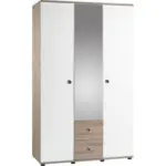 Möbelix Drehtürenschrank Mit Spiegel 115cm Wiki, Sonoma Eiche Dekor