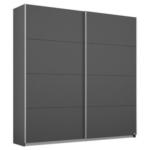 Möbelix Schwebetürenschrank 181cm Belluno, Grau Metallic Dekor