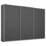 Möbelix Schwebetürenschrank 271cm Belluno, Grau Metallic Dekor