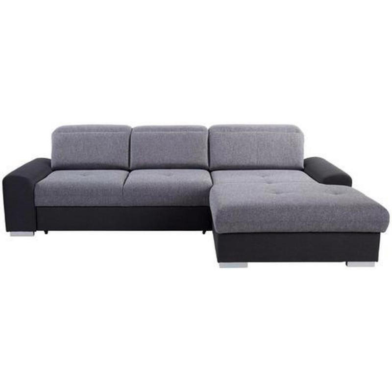 Ecksofa Mit Schlaffunktion + Bettkasten Malaga, Webstoff