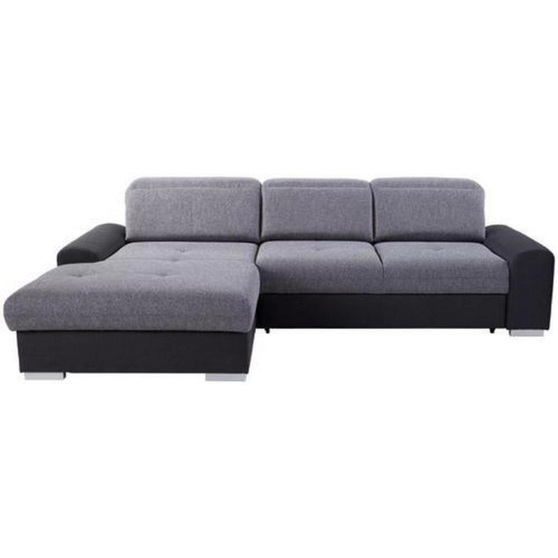 Ecksofa Mit Schlaffunktion + Bettkasten Malaga, Webstoff