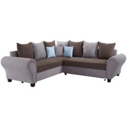 Ecksofa Mit Schlaffunktion Living, Mikrofaser/webstoff