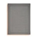 Möbelix Flachwebteppich Anthrazit / Silber Paul 160x230 cm