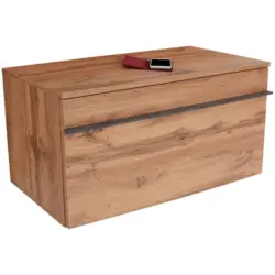 Garderobenbank Venedig B: 90 cm 1 Klappe, Wotan Eiche Dekor