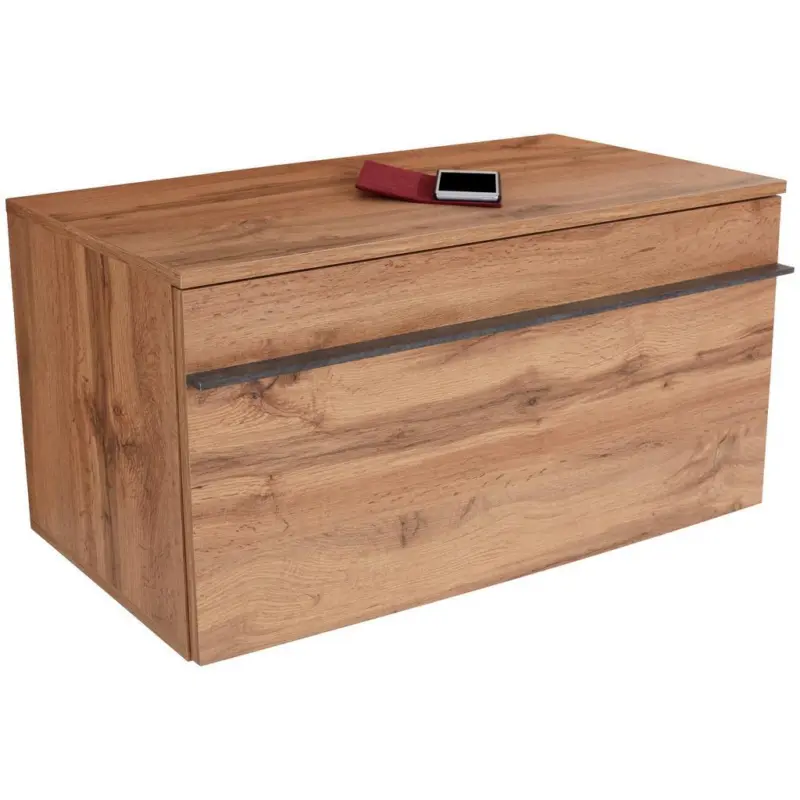 Garderobenbank Venedig B: 90 cm 1 Klappe, Wotan Eiche Dekor