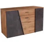 Möbelix Sideboard B: 150 Cm Venedig, Wotan Eiche Dekor/betonoptik