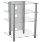 Möbelix Phonotisch Bilus B: 59 Cm Silberfarben, Glas