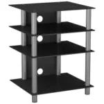Möbelix Phonotisch Bilus B: 54 Cm Schwarz/silberfarben