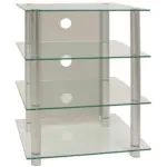 Möbelix Phonotisch Blados B: 54 Cm Silberfarben, Glas