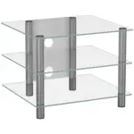 Möbelix Phonotisch Sindas B: 60 Cm Silberfarben, Glas