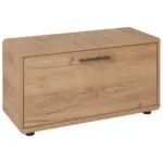 Möbelix Garderobenbank Fontana B: 84cm 1 Klappe, Eiche Gold Dekor