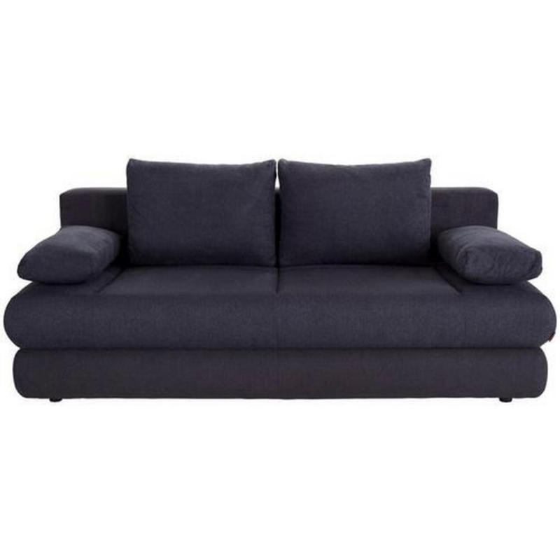 2-sitzer-sofa Mit Schlaffunkt. Und Bettkasten Clipso Anthrazit