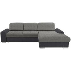 Ecksofa Mit Schlaffunktion + Bettkasten Malaga, Webstoff