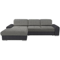 Ecksofa Mit Schlaffunktion + Bettkasten Malaga, Webstoff