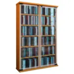 Möbelix Cd Regal Mit Glastüren Galerie 60 Cm Buche Dekor