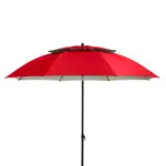 Möbelix Sonnenschirm Gs Windprofi Dh: 200x207 Cm Rot