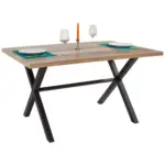 Möbelix Esstisch Bonny 140x90 Cm Wildeiche Dekor/anthrazit