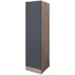 Möbelix Geschirrschrank Shadow B: 50 Cm Grau/eiche Dekor 3 Böden