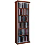 Möbelix Cd Regal Mit Glastür Classic 31 Cm Nuss Dekor