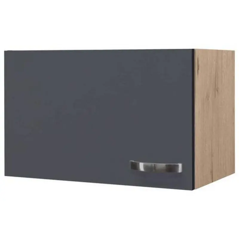 K&uuml;chenoberschrank Shadow 60 Cm Grau/eiche Dekor 1 Dreht&uuml;r