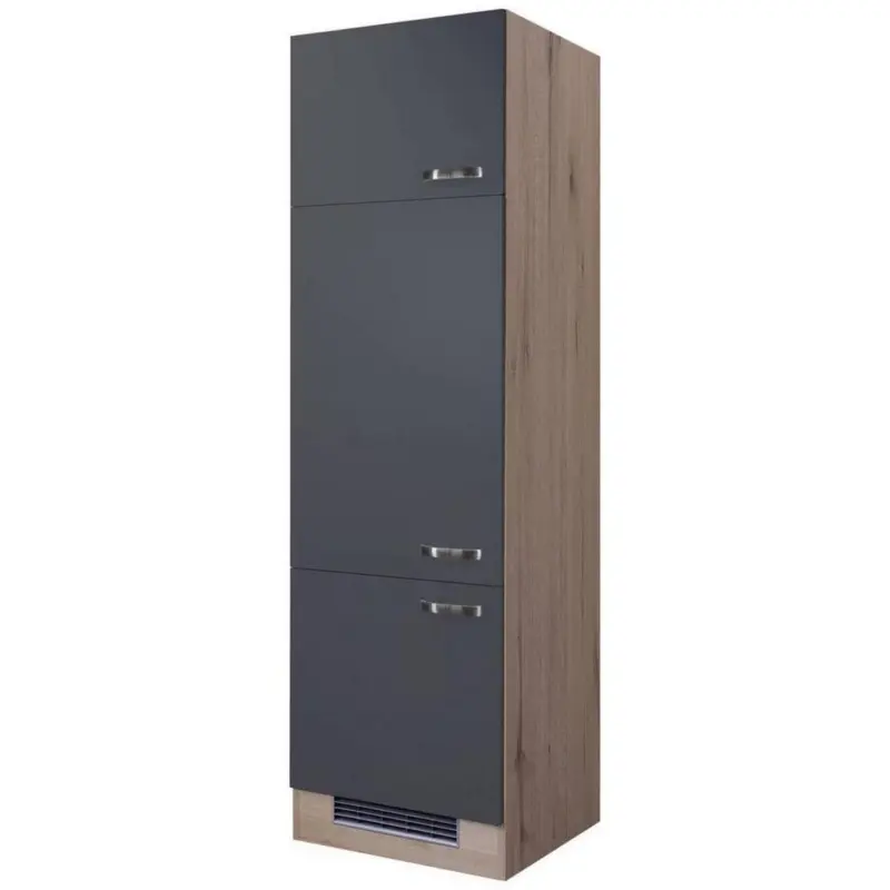 Kühlschrank-umbauschrank Shadow B: 60 Cm Basaltgrau