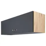 Möbelix Küchenoberschrank Shadow 100 Cm Grau/eiche Dekor 1 Klappe